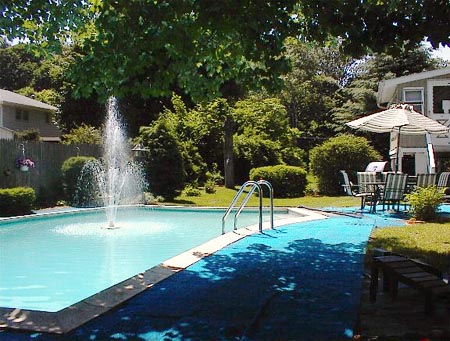 heated inground pool
